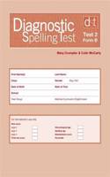 Diagnostic Spelling Tests: Test 2, Form B (Pk10)