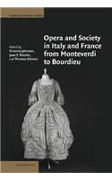 Opera and Society in Italy and France from Monteverdi to Bourdieu