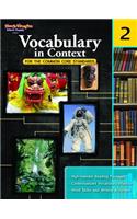 Vocabulary in Context for the Common Core Standards Reproducible Grade 2
