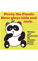 Percy the Panda Bear Plays Hide and Seek.
