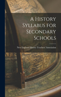 A History Syllabus for Secondary Schools