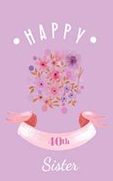 Happy 40th Sister