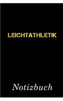 Leichtathletik Notizbuch