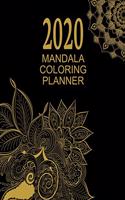 Mandala Coloring Planner 2020
