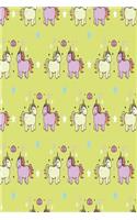 Unicorns with stars yellow