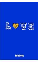 Love Notebook: Water Polo Design 110 lined Pages 6'' x 9'' Notebook for Water Polo Player and Coaches. Journal for your training, your notes at work or school . Co