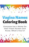 Vagina Names Coloring Book: Everyone has a Name for their Flesh Pocket Coin Purse. What's Your's? Funny and Humor Filled Color Book with Naughty Words for the Vagina, Vajayjay,