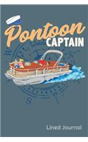 Pontoon Captain Lined Journal