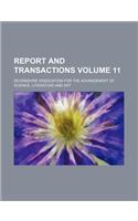Report and Transactions Volume 11: (English)