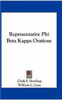 Representative Phi Beta Kappa Orations