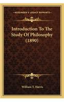 Introduction to the Study of Philosophy (1890)