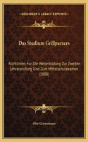 Das Studium Grillparzers
