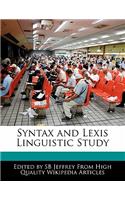 Syntax and Lexis Linguistic Study