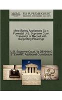Mine Safety Appliances Co V. Forrestal U.S. Supreme Court Transcript of Record with Supporting Pleadings