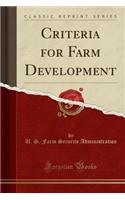 Criteria for Farm Development (Classic Reprint)