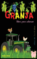 Granja libro para colorear