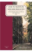 Ode to Boston Neighborhoods: The Emerald Necklace, Bunker on the Hill, and Other Tanka-Cantos