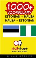 1000+ Estonian - Hausa Hausa - Estonian Vocabulary