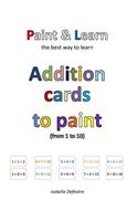 Addition cards to paint (from 1 to 10)