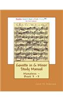 Gavotte in G Minor Study Manual