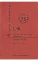 Public Contracts and Property Management, Chapters 102 to 200: (41 Code of Federal Regulations)