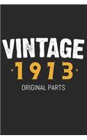 Vintage 1973 Original Parts Gift Notebook
