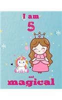 unicorn journal i am 5 and magical