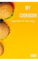 notebook of cooking recipes my cookbook recipe binder for your family: journal: journal notebook of cooking recipes (journal book) model 18: Lined Journal,100 pages,6x9 Soft cover, Matte finish