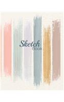 Sketchbook: Swatch Artist Sketch book For Drawing And Creative Doodling - 8" x 10" Inch Large Notebook with 110 Blank Pages Perfect For Sketching, Drawing or Pa