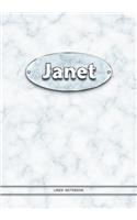 Janet - Lined Notebook