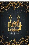 Merry Christmas Gift Log Book
