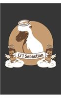Lil Sebastian Notebook: Lined Journal, 120 Pages, 6 x 9, Affordable Gift Journal Matte Finish