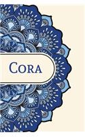 Mandala Notebook with Personalized Monogram Cora