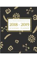 2018-2019 Academic Planner Weekly and Monthly