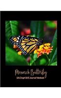 Monarch Butterfly 4x4 Graph 8x10 Journal Notebook