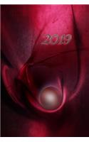 2019: Jahreskalender Kalender Unendlichkalender Terminplaner Notizbuch Kugel Kugeln Kunst Neues Jahr Esoterik Ruhe Entspannung Feng Shui