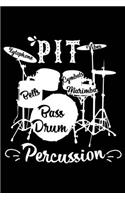 Pit Xylophone Vibes Bells Cymbals Marimba Bass Drum Percussion
