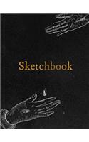 Sketchbook: Personalized Artist Sketchbook, Notebook: Blank Paper for Drawing, Creative Doodling or Sketching