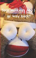 Sock Monkeys Blank Lined Journal: A Notebook, Daily Diary, Gift Idea for Sock Monkey Lovers and Collectors.