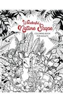 Wonderful Nature Scape coloring book