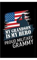 My Grandson is My Hero Proud Military Grammy