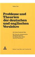 Probleme Und Theorien Der Deutschen Und Englischen Verslehre