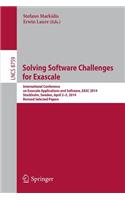 Solving Software Challenges for Exascale