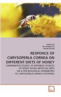Responce of Chrysoperla Cornea on Different Diets of Honey