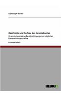 Geschichte und Aufbau des Jeremiabuches
