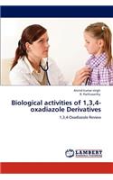 Biological activities of 1,3,4-oxadiazole Derivatives