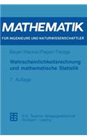 Wahrscheinlichkeitsrechnung Und Mathematische Statistik