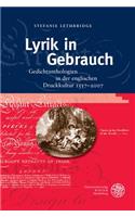Lyrik in Gebrauch