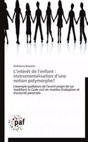 L Intérèt de L Enfant