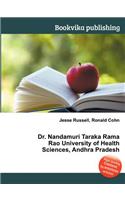 Dr. Nandamuri Taraka Rama Rao University of Health Sciences, Andhra Pradesh